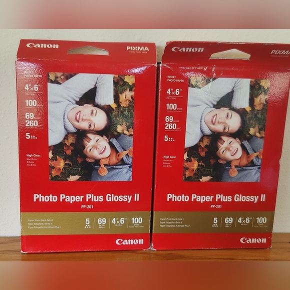 Cannon Photo Paper Plus Glossy 200 Sheets 4x6 - Picture 1 of 4